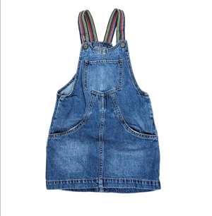 Gap Rainbow Skirtall Dress Size Small Denim